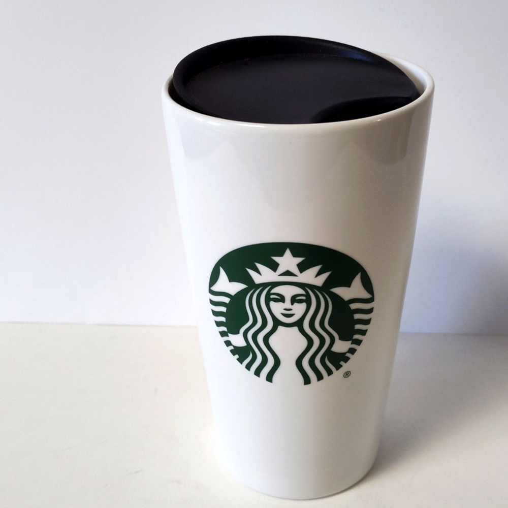 Starbucks Classic White Travel Mug